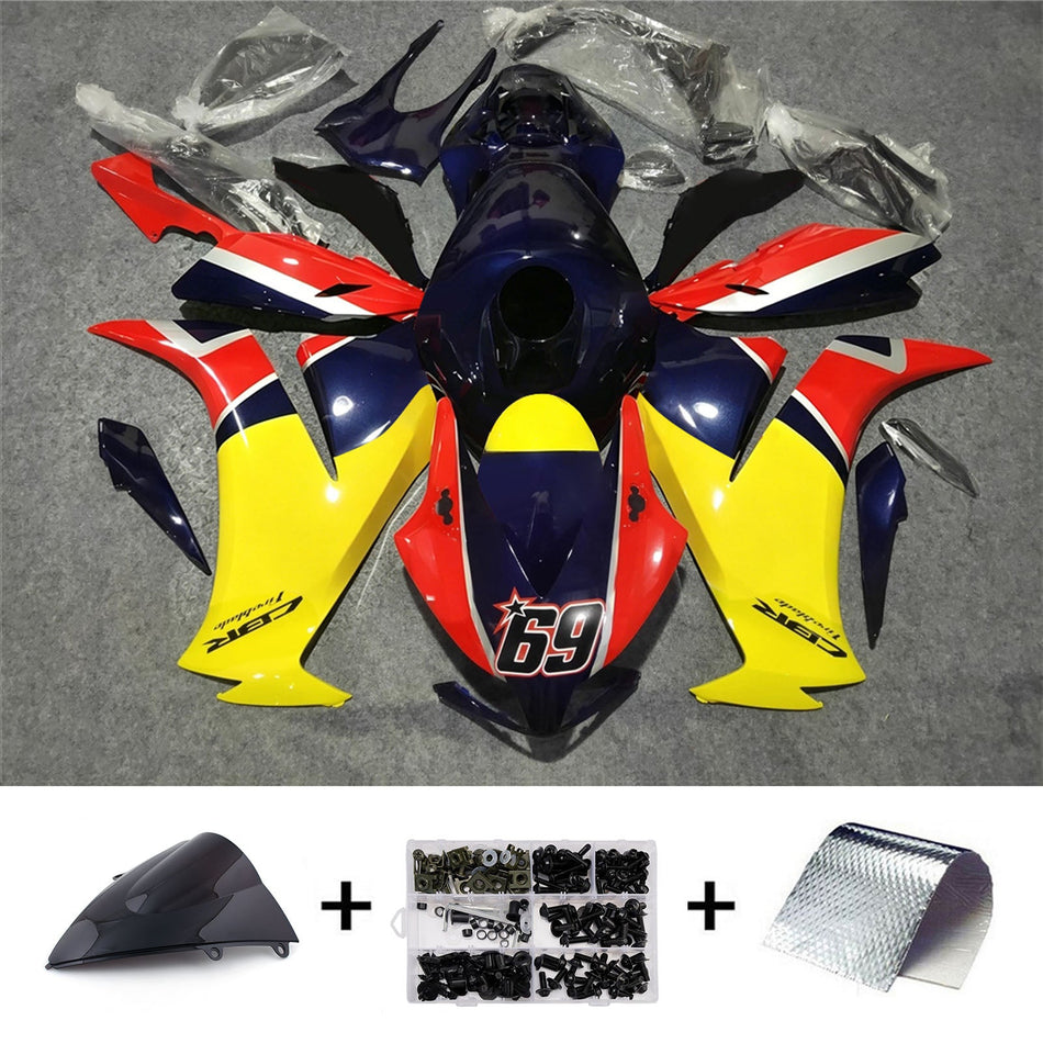 ホンダ CBR1000RR 2012-2016 用射出成形フェアリングキット ボディワーク プラスチック ABS