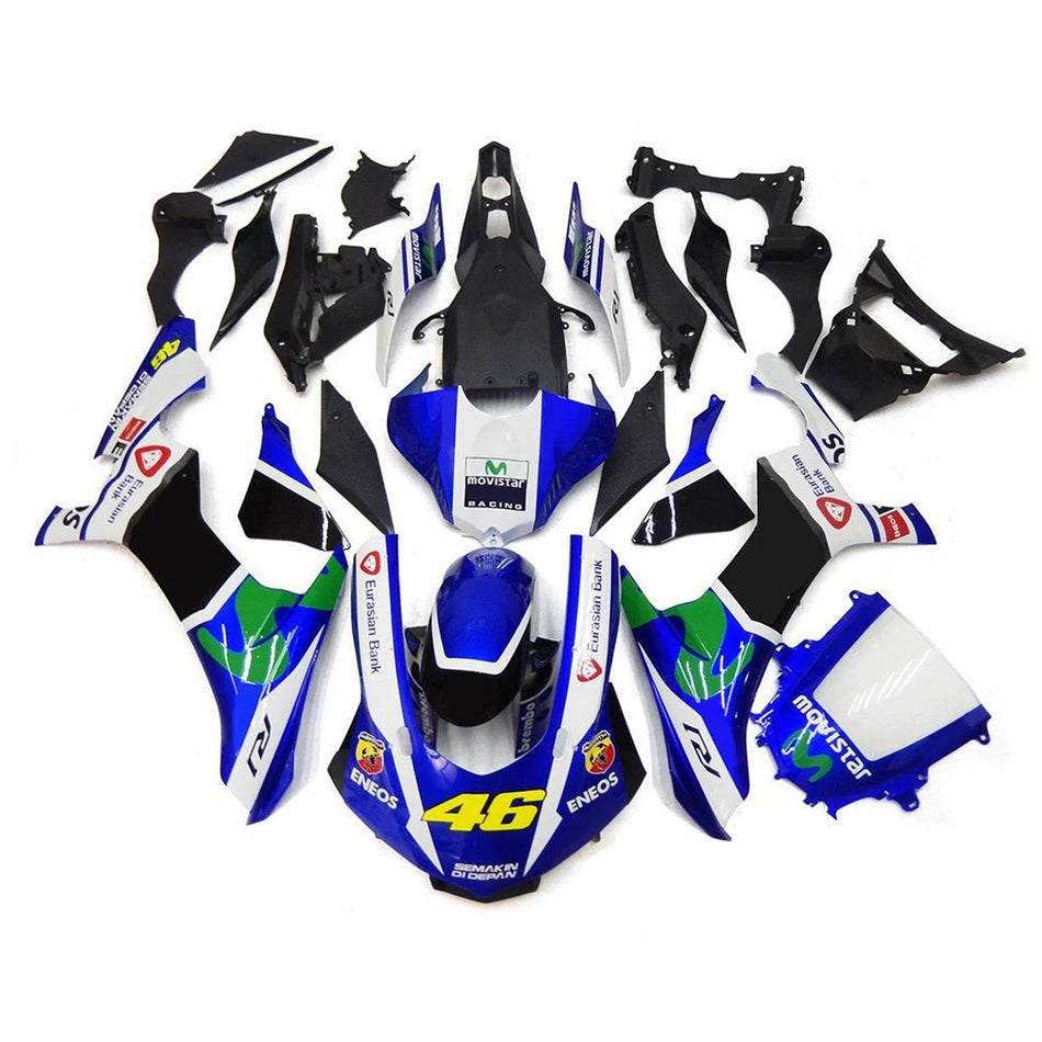 2020-2024 ヤマハ YZF-R1 インジェクションフェアリングキット ボディワーク プラスチック ABS