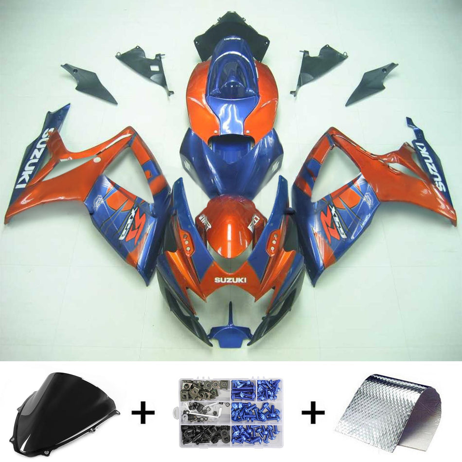 2006-2007 スズキ GSXR 600/750 K6 Amotopart インジェクションフェアリングキット ボディワーク プラスチック ABS #160