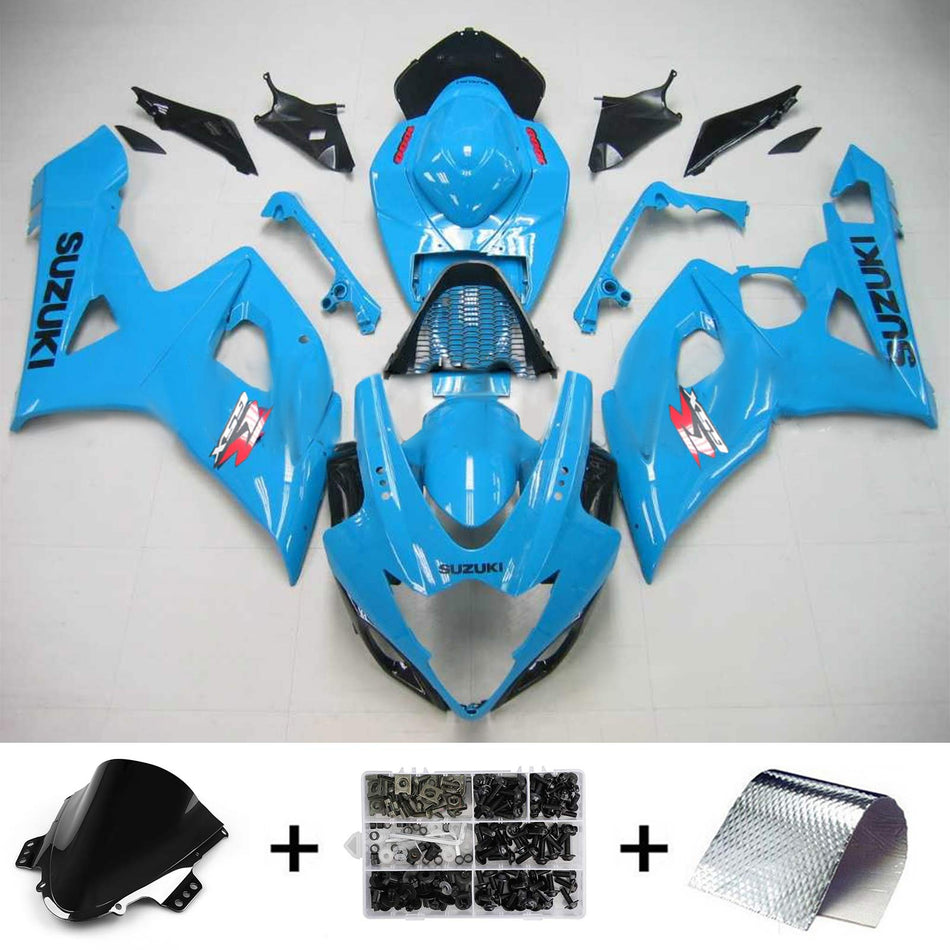 2005-2006 スズキ GSXR1000 K5 Amotopart インジェクションフェアリングキット ボディワーク プラスチック ABS #126