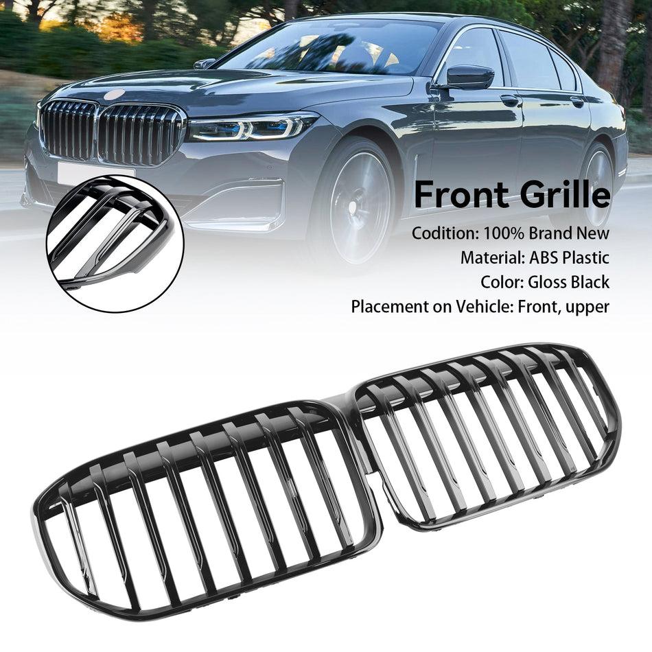 2019-2022 BMW 7シリーズ G11 G12 シングルスラット グロスブラック フロントグリル グリル