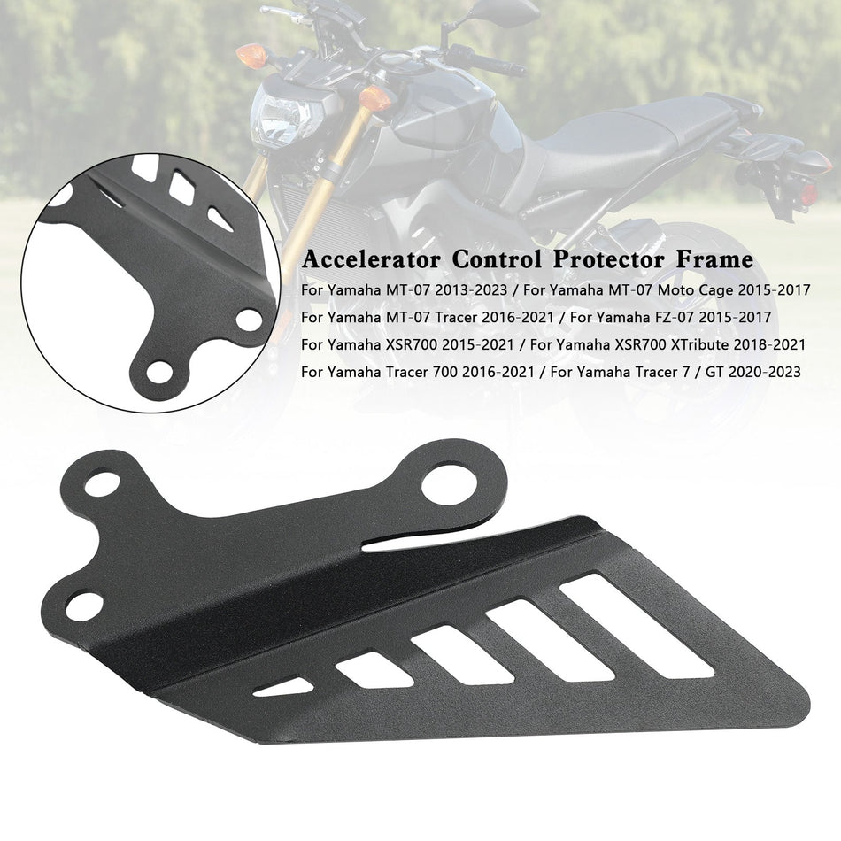 ヤマハ MT-07 FZ07 XSR700 トレーサー 700 用アクセル コントロール プロテクター フレーム