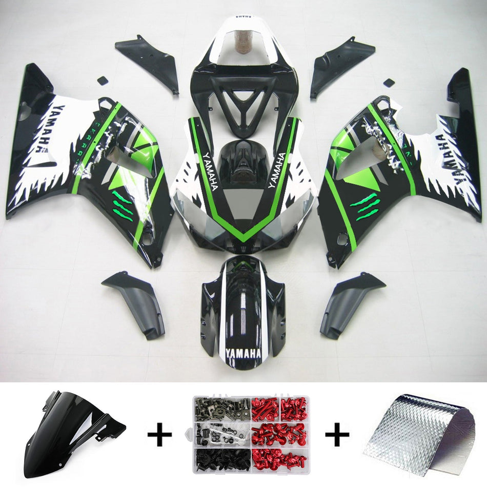 2000-2001 ヤマハ YZF 1000 R1 インジェクションフェアリングキット ボディワーク プラスチック ABS #107