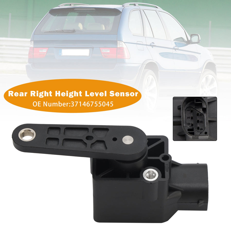 BMW X5 (E53) 2000-2006用 リア右ハイトレベルセンサー 37146755045