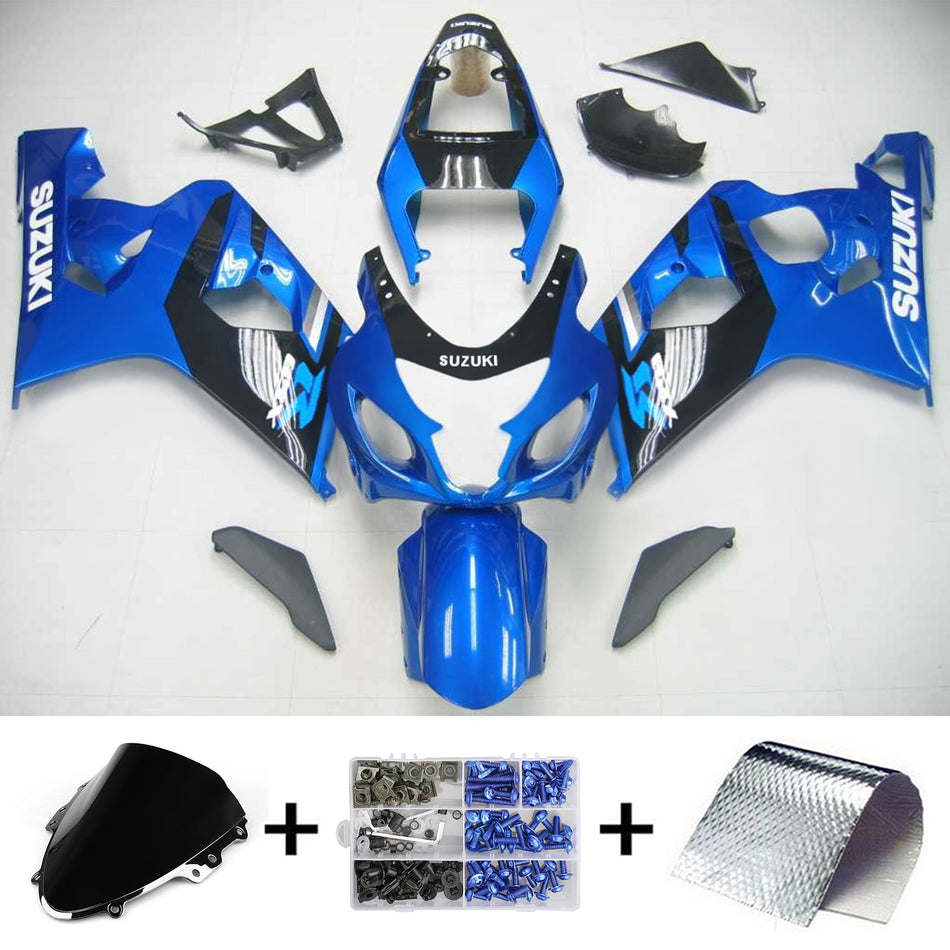 2004-2005 スズキ GSXR 600/750 K4 Amotopart インジェクションフェアリングキット ボディワーク プラスチック ABS #133