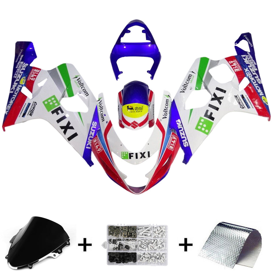 2004-2005 スズキ GSXR 600/750 K4 インジェクションフェアリングキット ボディワーク プラスチック ABS