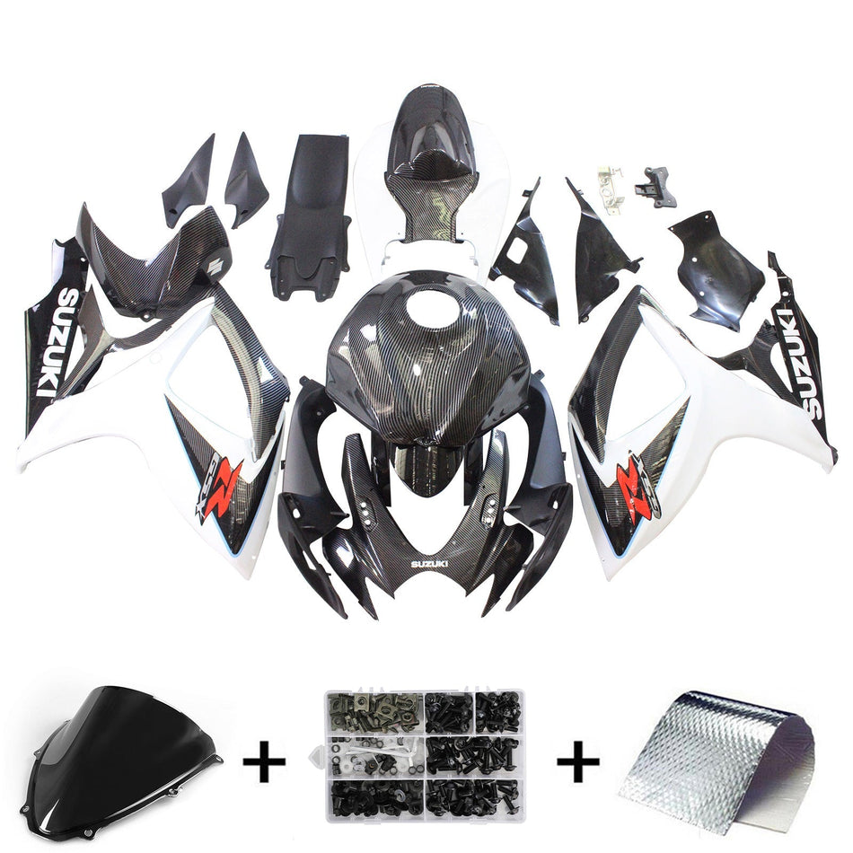 2006-2007 スズキ GSXR 600/750 K6 フェアリングキット ボディワーク プラスチック ABS