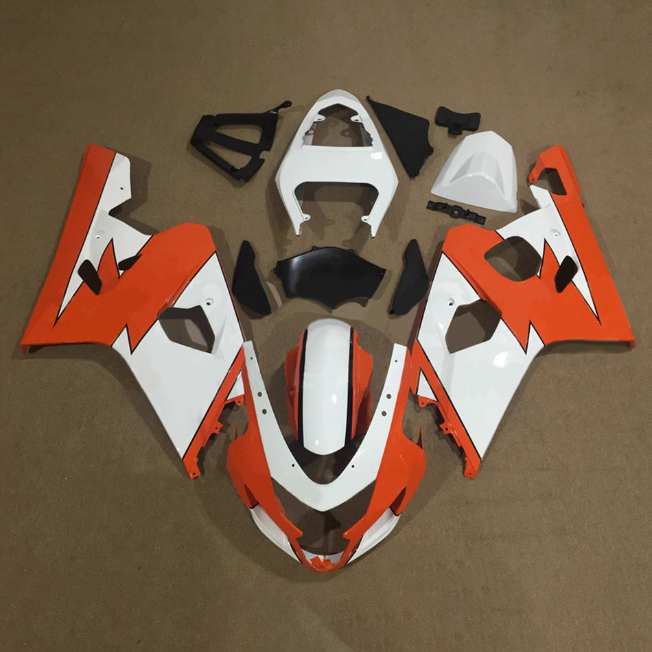 インジェクションフェアリングキット ボディワーク プラスチック ABS スズキ GSXR 600/750 2004-2005 K4用
