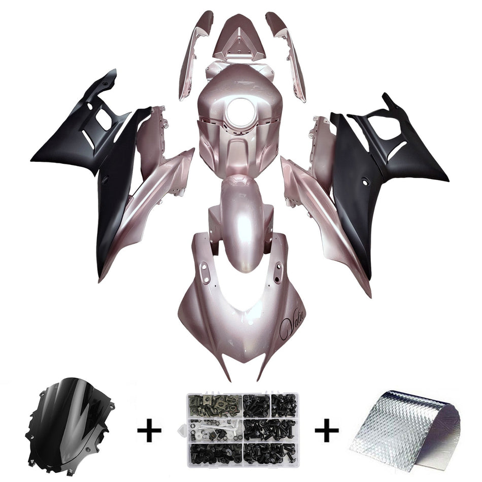 インジェクションフェアリングキット ボディワーク プラスチック ABS ヤマハ YZF R3 R25 2022-2024 に適合