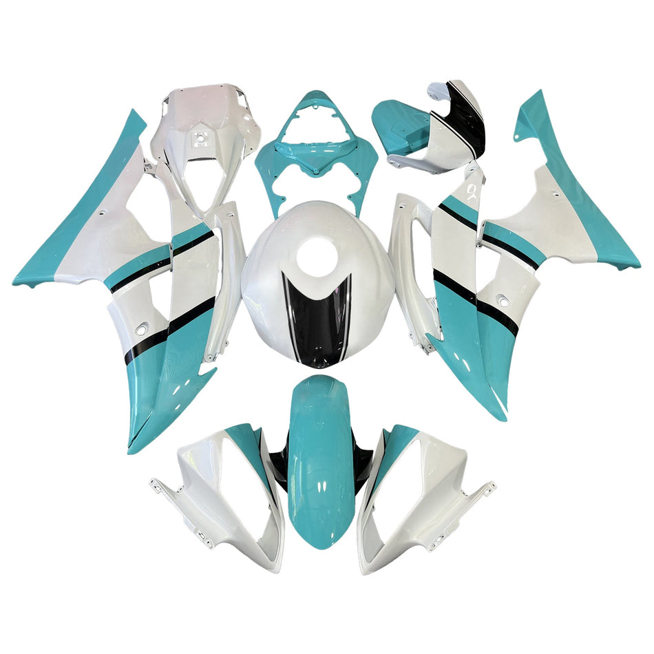 インジェクションフェアリングキット ボディワーク プラスチック ABS ヤマハ YZFR6 YZF-R6 2008-2016用