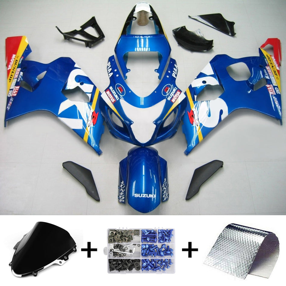 2004-2005 スズキ GSXR 600/750 K4 Amotopart インジェクションフェアリングキット ボディワーク プラスチック ABS #144