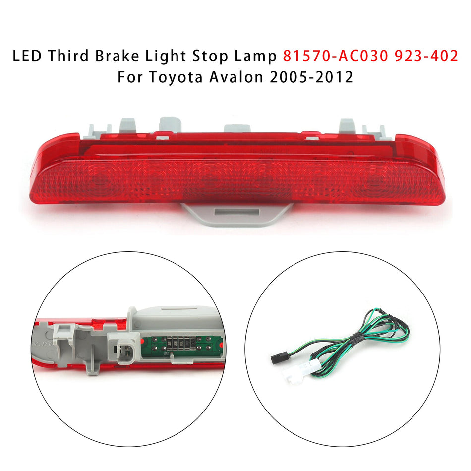 LEDサードブレーキライトストップランプ 81570-AC030 923-402 トヨタ アバロン 2005-2012年式用