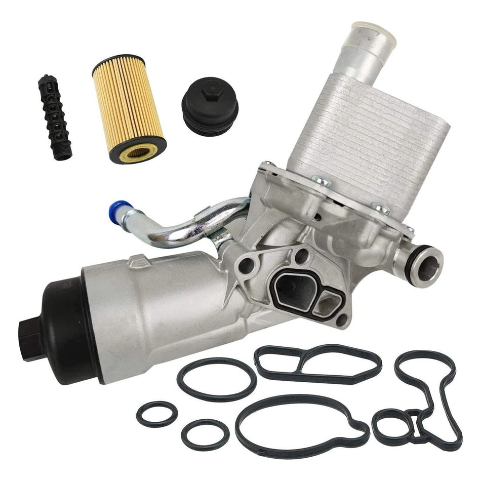 2011-2016 シボレー クルーズ 1.4L L4 - ガソリン オイルフィルターハウジング オイルクーラー 55566784 55593189 55594651