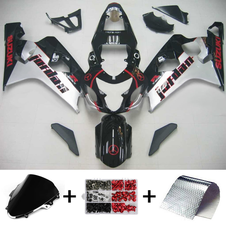 2004-2005 スズキ GSXR 600/750 K4 Amotopart インジェクションフェアリングキット ボディワーク プラスチック ABS #128