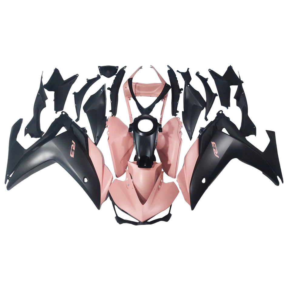YZF-R3 2014-2018 R25 2015-2017 ヤマハ マットピンク&ブラック フェアリングキット