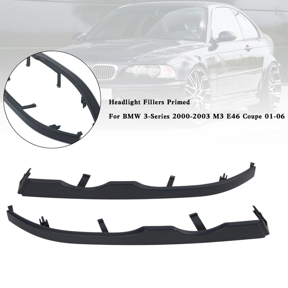 BMW 3シリーズ 2000-2003 M3 E46 クーペ 01-06 用ヘッドライトフィラープライム
