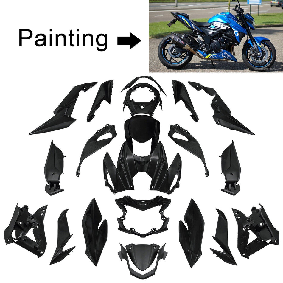2017-2021 スズキ GSX-S 750 Amotopart インジェクションフェアリングキット ボディワーク プラスチック ABS #110