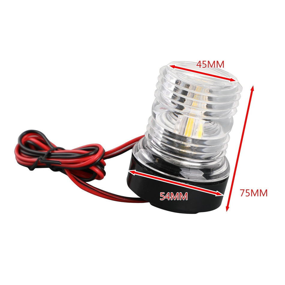 12V LED ナビゲーション信号灯 アンカー 船舶 丸型ランプ 船舶 ボート ヨット用