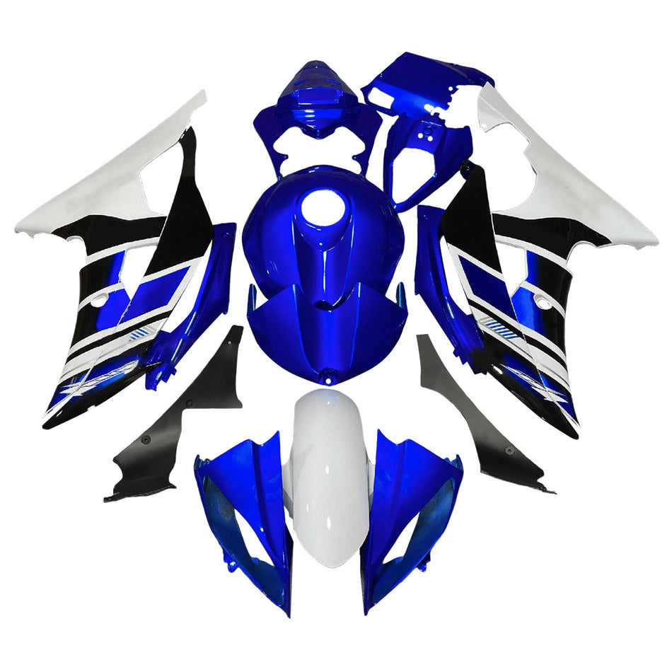 インジェクションフェアリングキット ボディワーク プラスチック ABS ヤマハ YZFR6 YZF-R6 2008-2016用