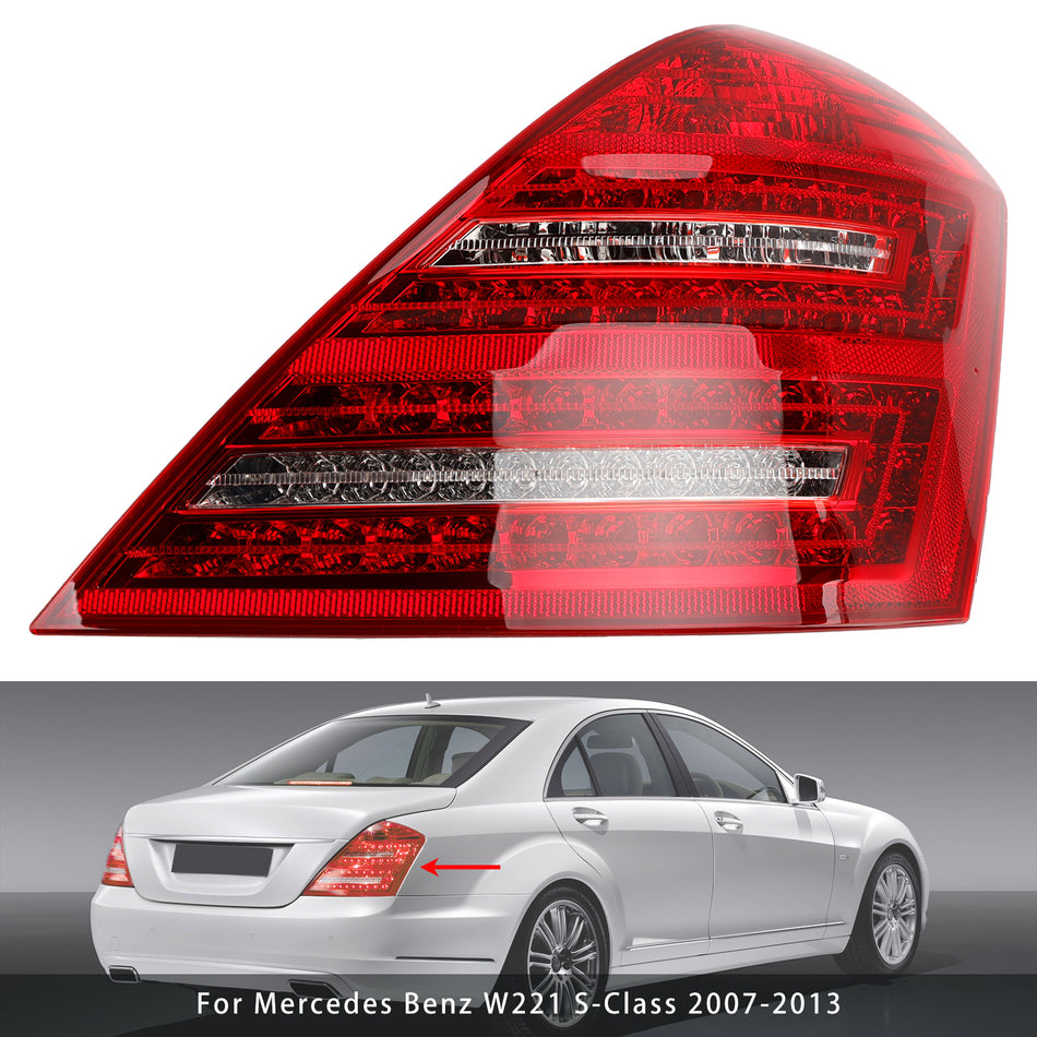 2007-2013 メルセデスベンツ W221 Sクラス 右 LED テールライトランプ 2218201464