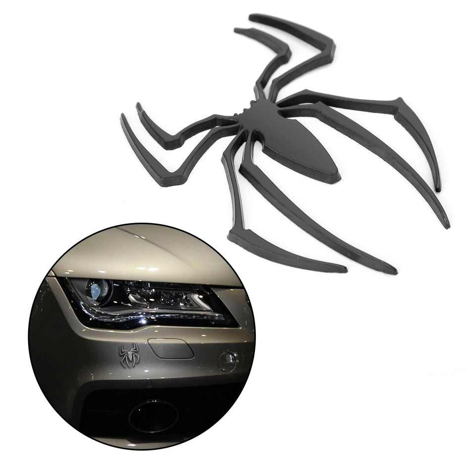 自動車ロゴ カーステッカー メタルバッジ エンブレム スパイダーシェイプ 3D カーデカールステッカー DIY 汎用