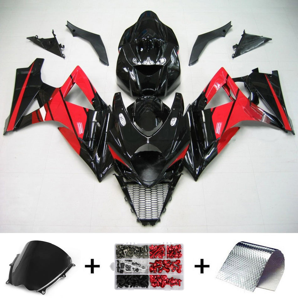 2007-2008 スズキ GSXR1000 K7 Amotopart インジェクションフェアリングキット ボディワーク プラスチック ABS #126