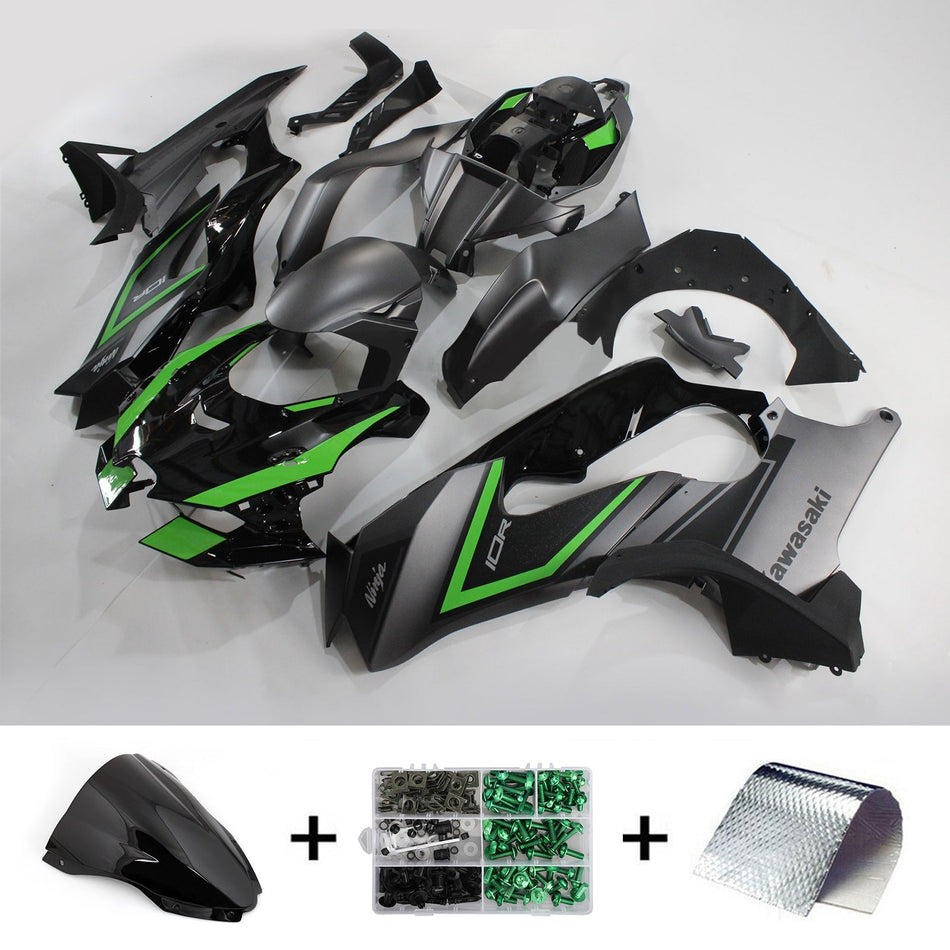 2021-2024 カワサキ ZX-10R ZX10R アモトパーツ インジェクションフェアリングキット ボディワーク ABS #101