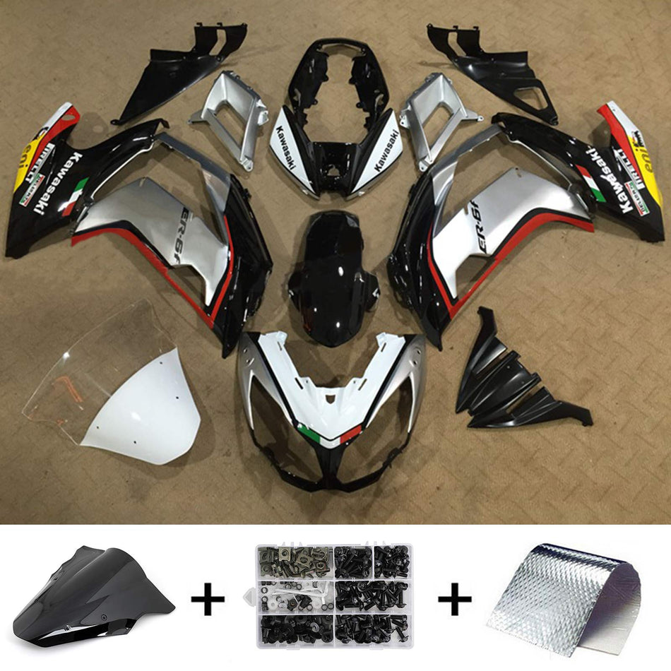 2012-2016 カワサキ ER6F Ninja650 Amotopart インジェクションフェアリングキット ボディワーク プラスチック ABS #122