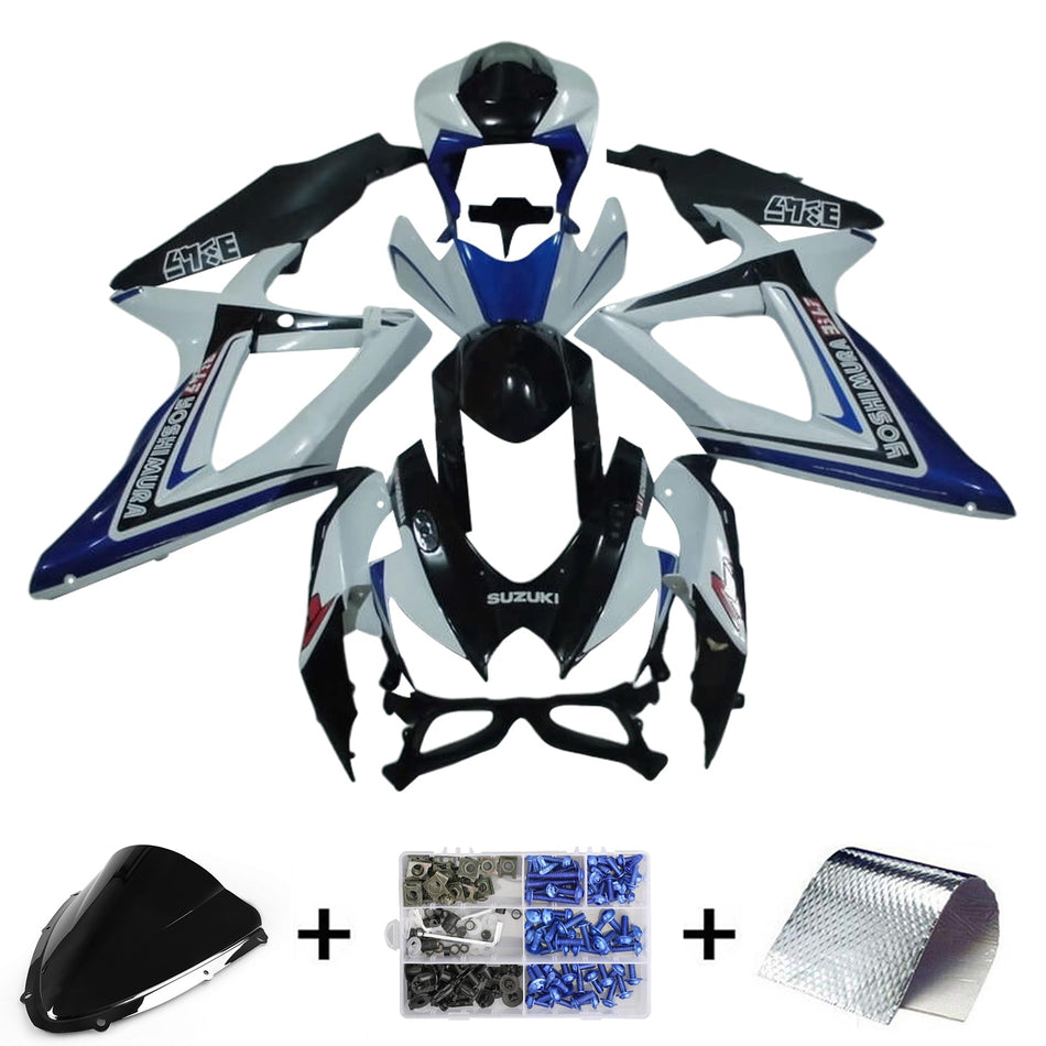 2008-2010 スズキ GSXR 600/750 K8 インジェクションフェアリングキット ボディワーク プラスチック ABS