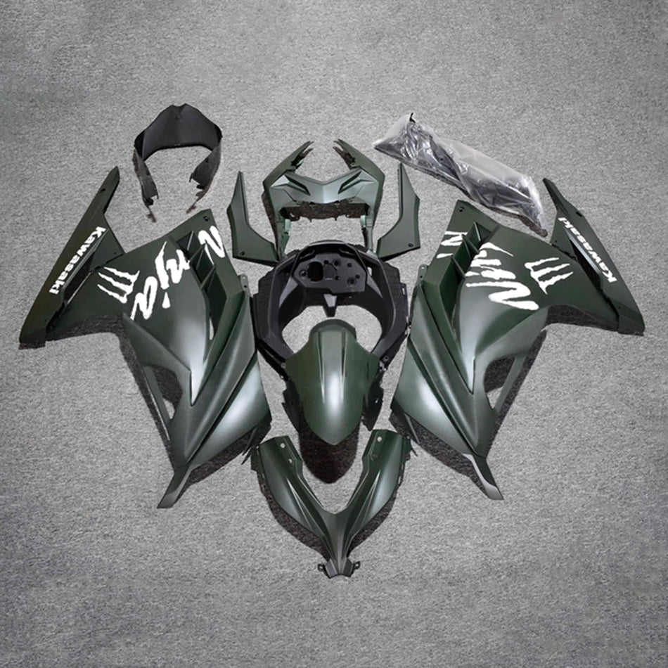 インジェクションフェアリングキット ボディワーク プラスチック ABS カワサキ EX300 Ninja300 2013-2024 に適合
