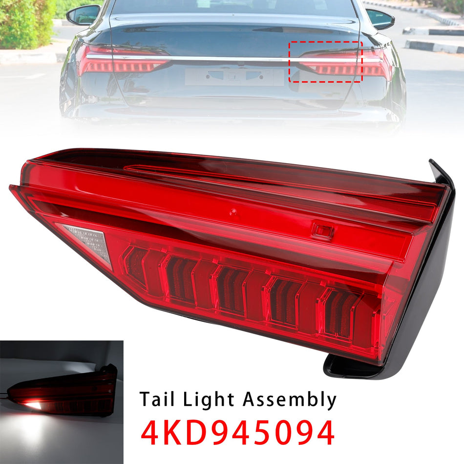 2019-2023年式 アウディ A6 C8 右側 LED インナーテールライトアセンブリ 4KD945094