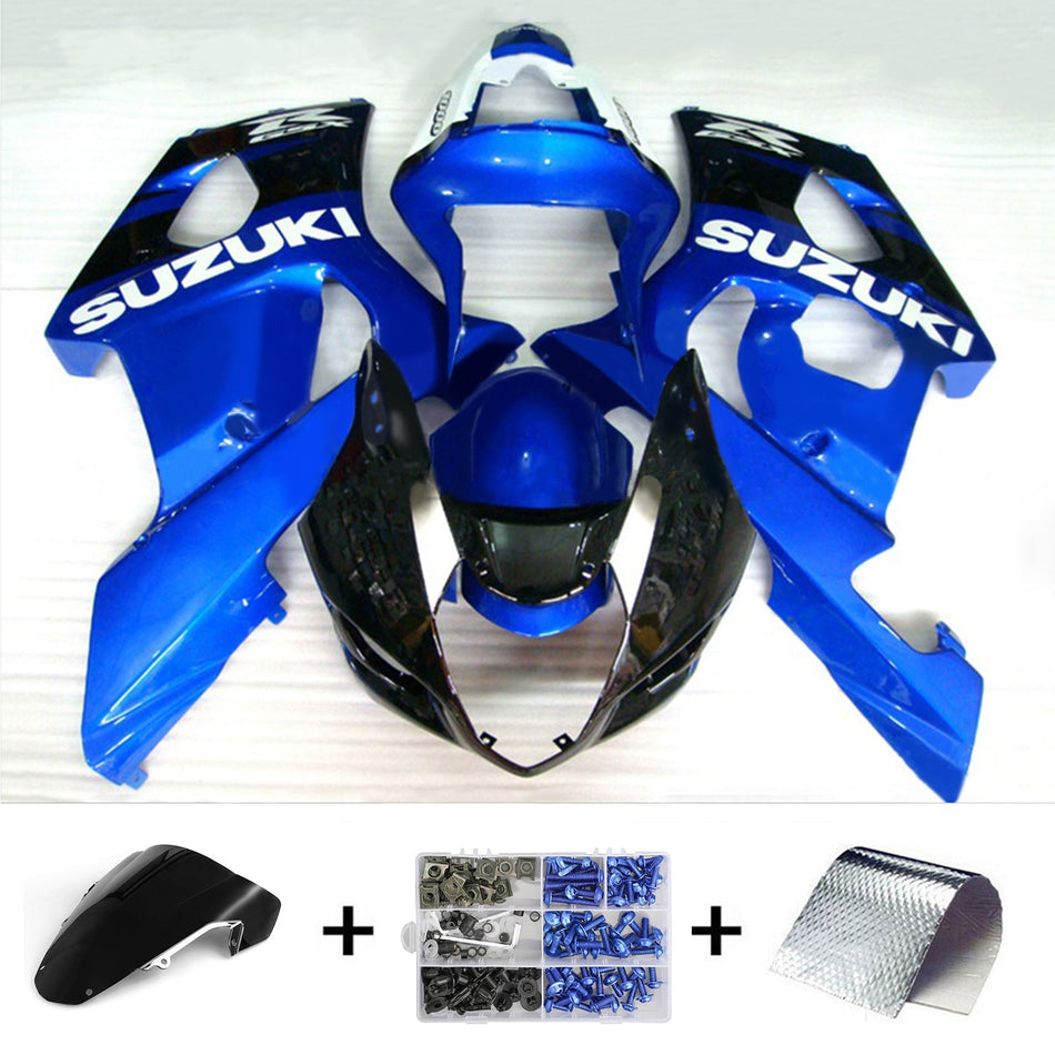 2003-2004 スズキ GSXR1000 K3 インジェクションフェアリングキット ボディワーク プラスチック ABS