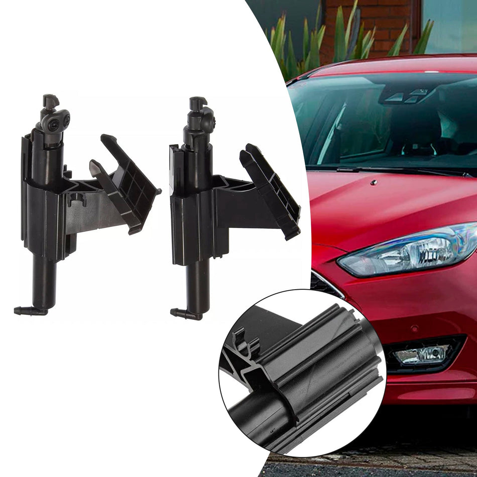 2010-2017 フォード フォーカス MK 3 フロントヘッドライトスプレーウォッシャーノズル 1ペア