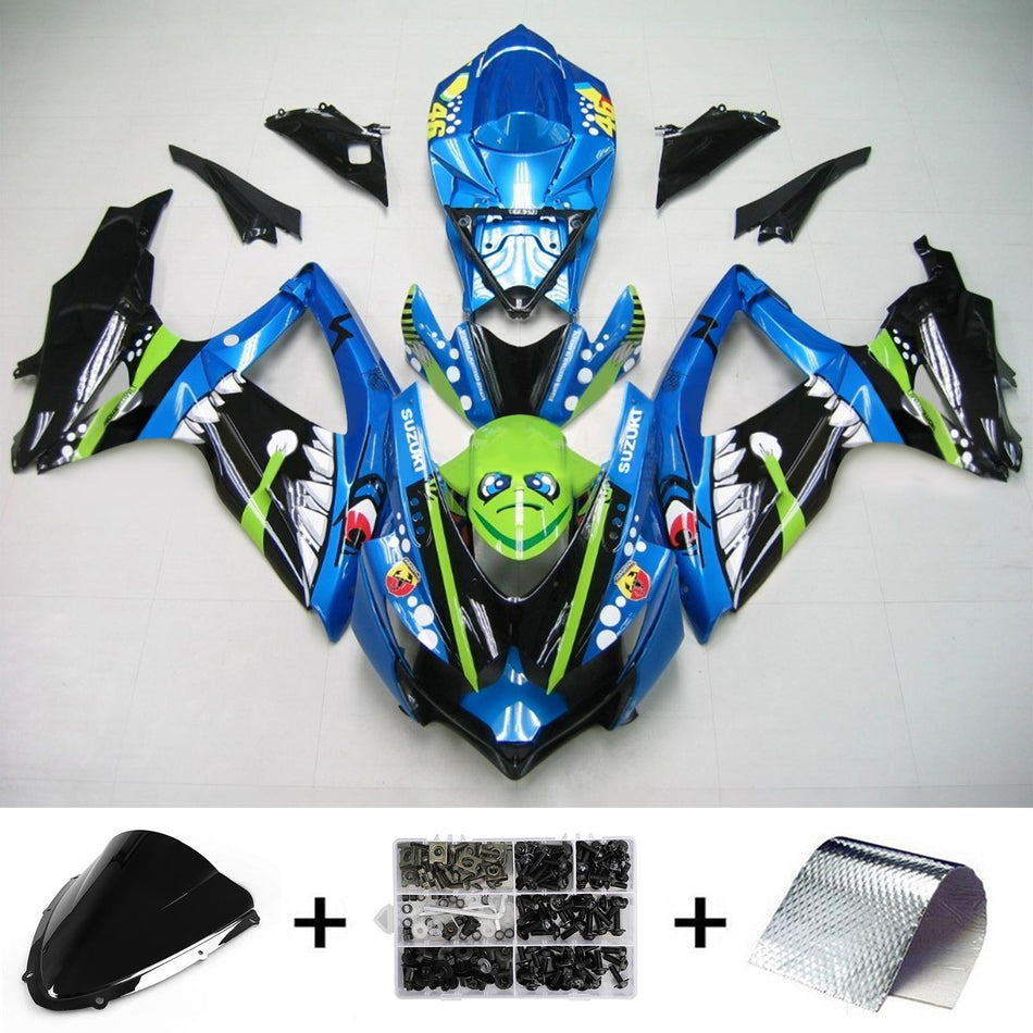 2008-2010 スズキ GSXR 600/750 K8 インジェクションフェアリングキット ボディワーク プラスチック ABS