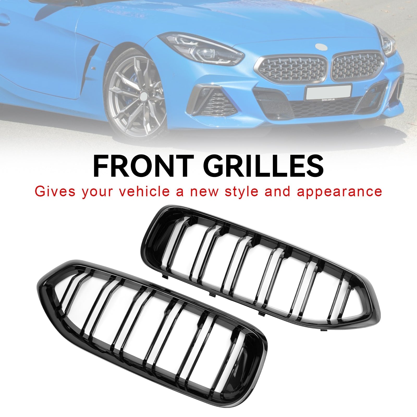 BMW G29 Z4 20I 30I M40I 2019-2023 グロスブラック フロントキドニー