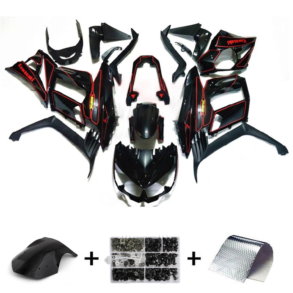 インジェクションフェアリングキット ボディワーク プラスチック ABS カワサキ Z1000SX 2010-2015 に適合