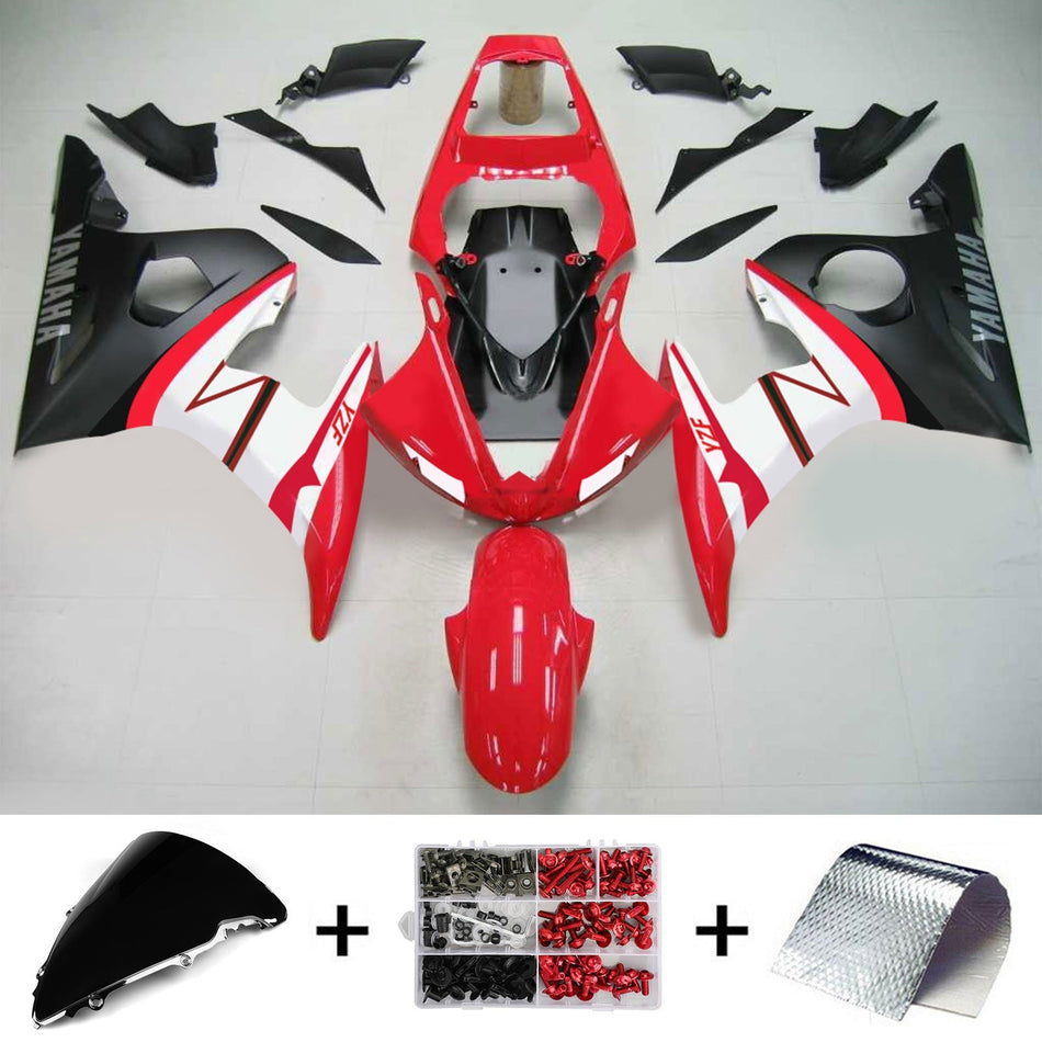 2005 ヤマハ YZF 600 R6 インジェクションフェアリングキット ボディワーク プラスチック ABS #139