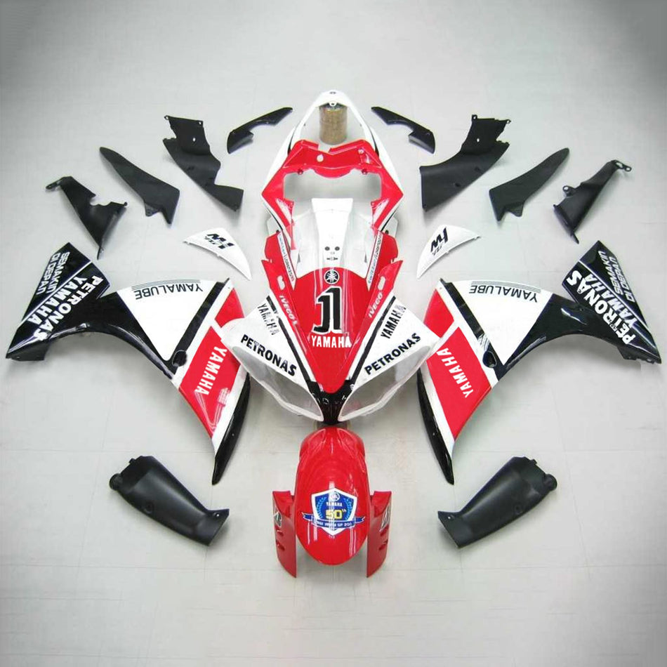 2009-2011 ヤマハ YZF 1000 R1 Amotopart インジェクションフェアリングキット ボディワーク プラスチック ABS #134