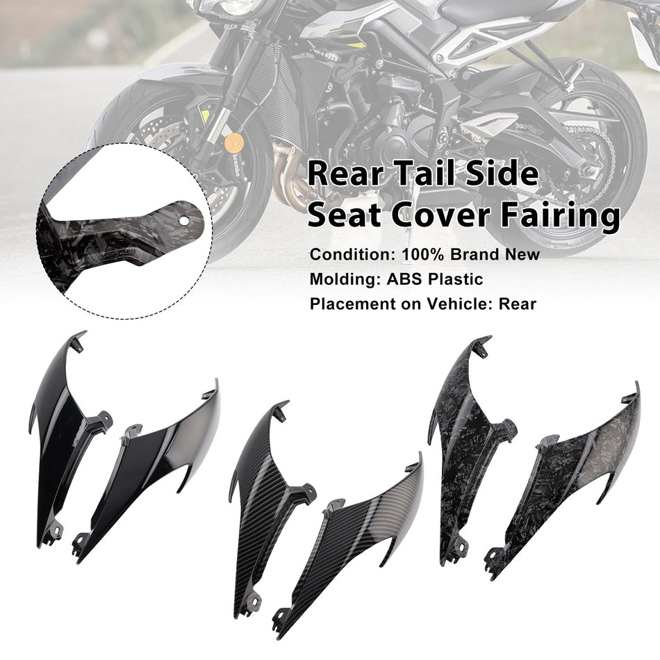 2020-2025 ストリートトリプル 765 R RS リアテールサイドシートカバーフェアリング