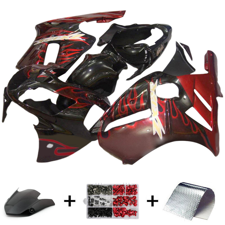 2002-2005 カワサキ ZX12R インジェクションフェアリングキット ボディワーク プラスチック ABS