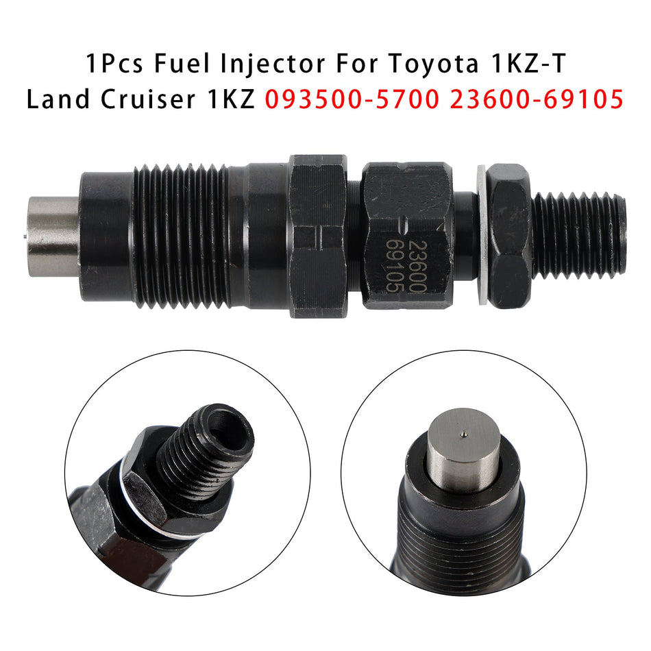 トヨタ 1KZ-T ランドクルーザー 1KZ 093500-5700 23600-69105 用燃料インジェクター 1個
