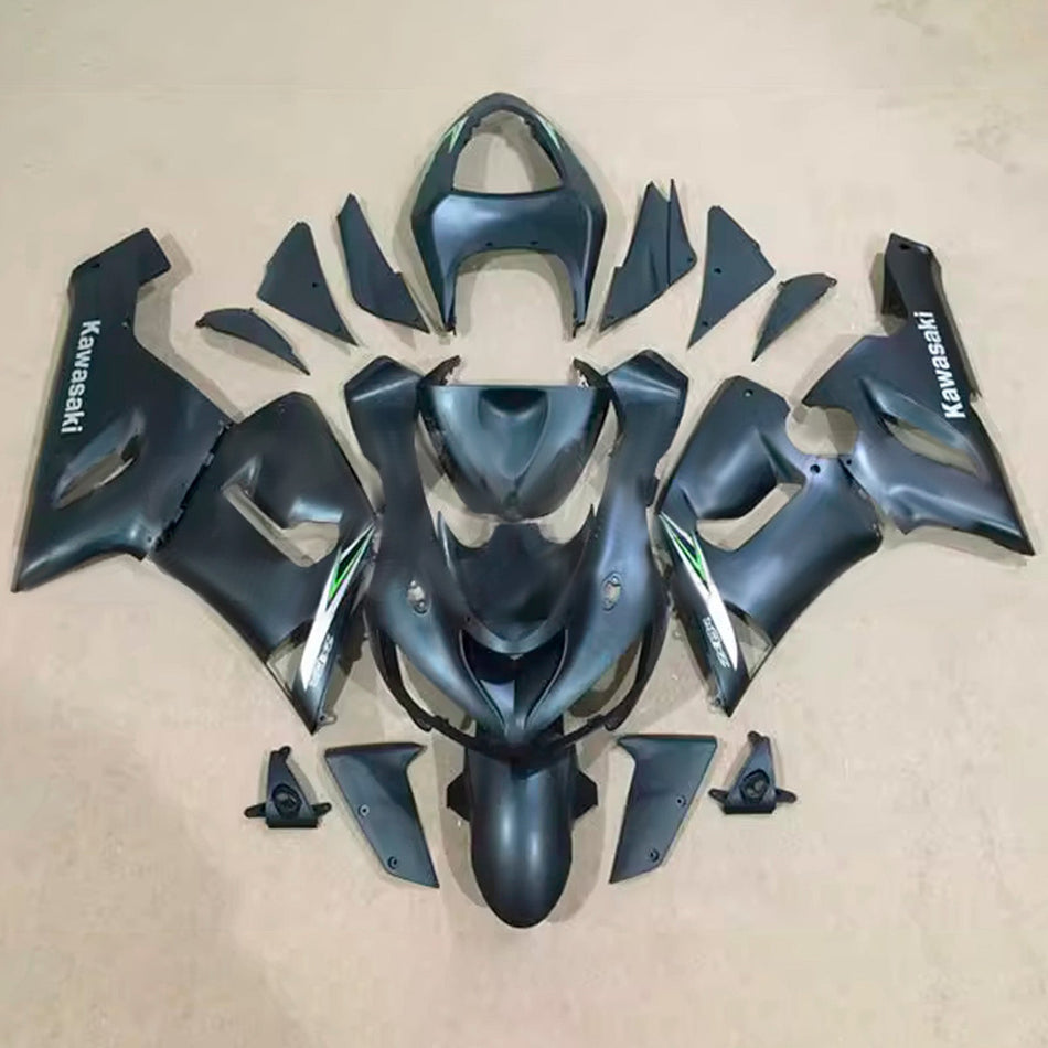 インジェクションフェアリングキット ボディワーク プラスチック ABS カワサキ ZX6R 636 2005-2006 に適合