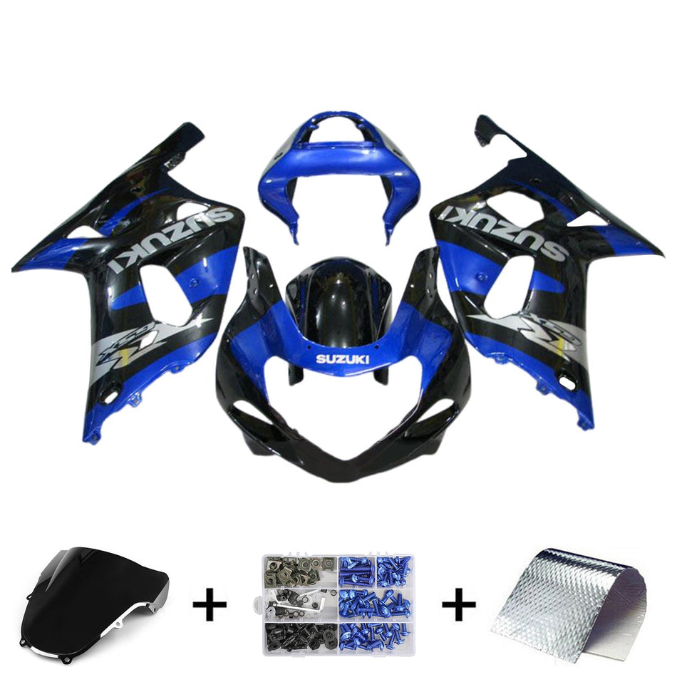 2000-2002 スズキ GSXR1000 K1 K2 フェアリングキット ボディワーク プラスチック ABS