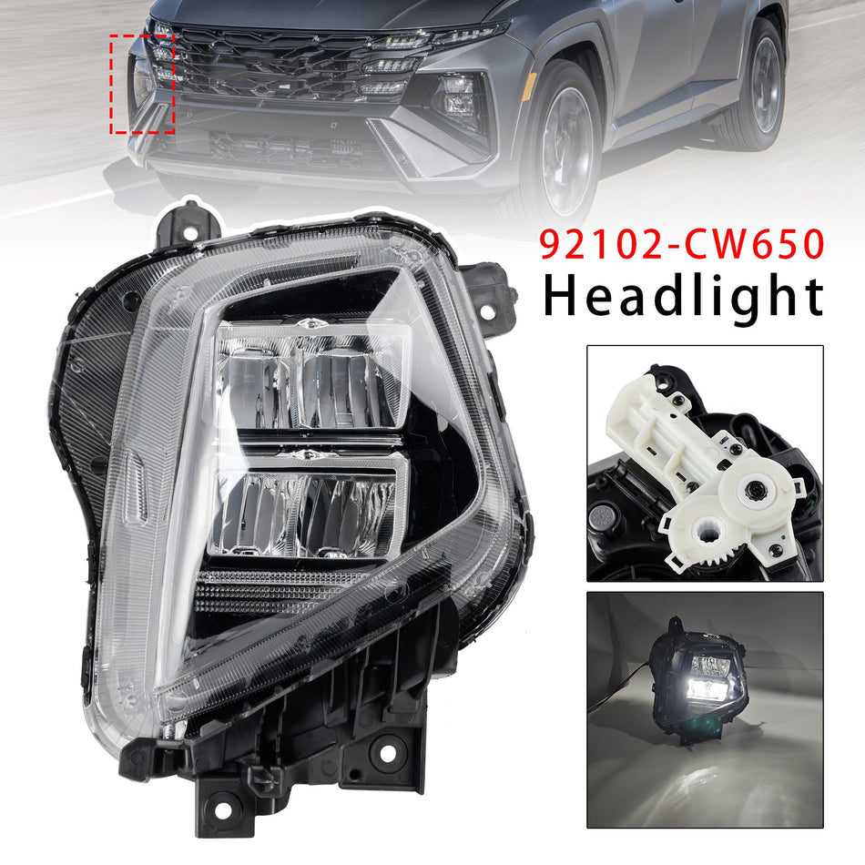 2025-2026 ヒュンダイ ツーソン フロント右側ヘッドライトアセンブリ 92102-CW650