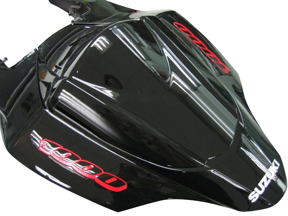 2007-2008 スズキ GSXR 1000 ブラック &amp; オレンジ ゴールド フレイム レーシング フェアリング ジェネリック