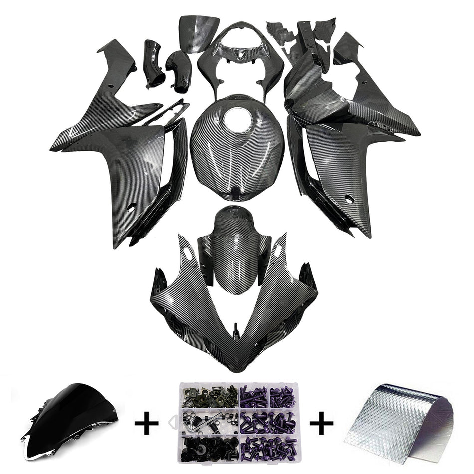 ヤマハ YZFR1 YZF-R1 2007-2008 用 インジェクションフェアリングキット ボディワーク プラスチック ABS