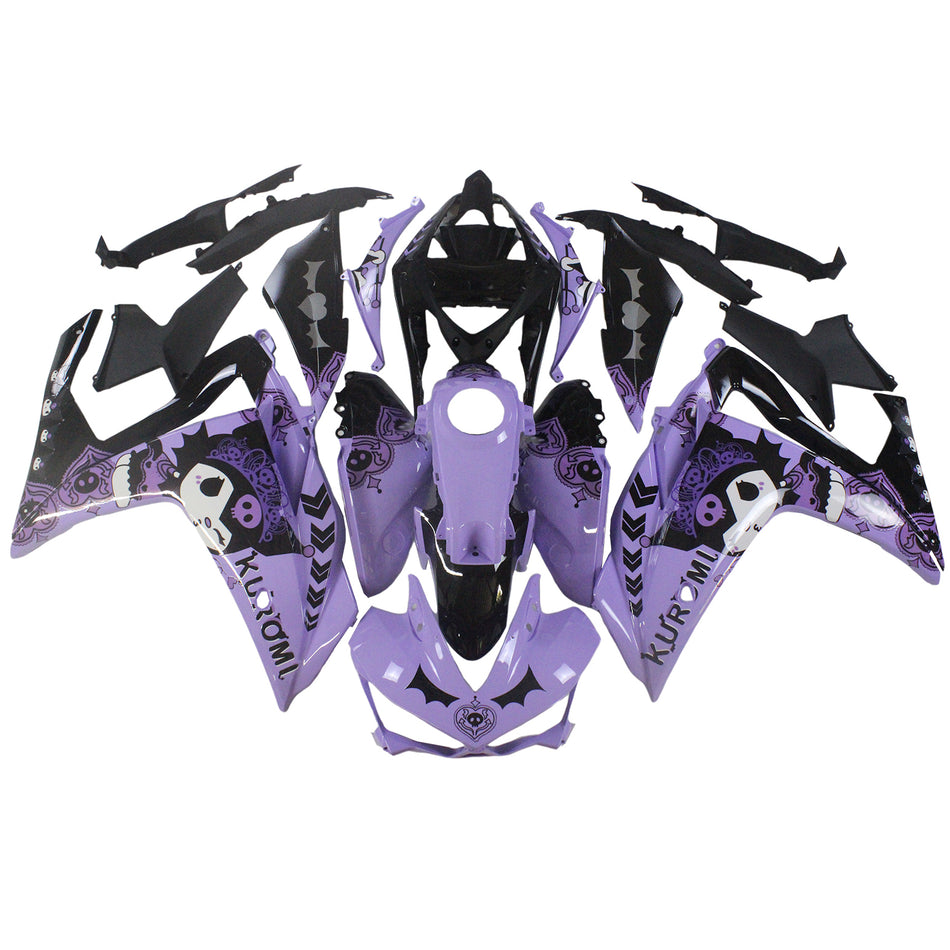 YZF-R3 2014-2018 R25 2015-2017 ヤマハ パープル&ブラック フェアリングキット
