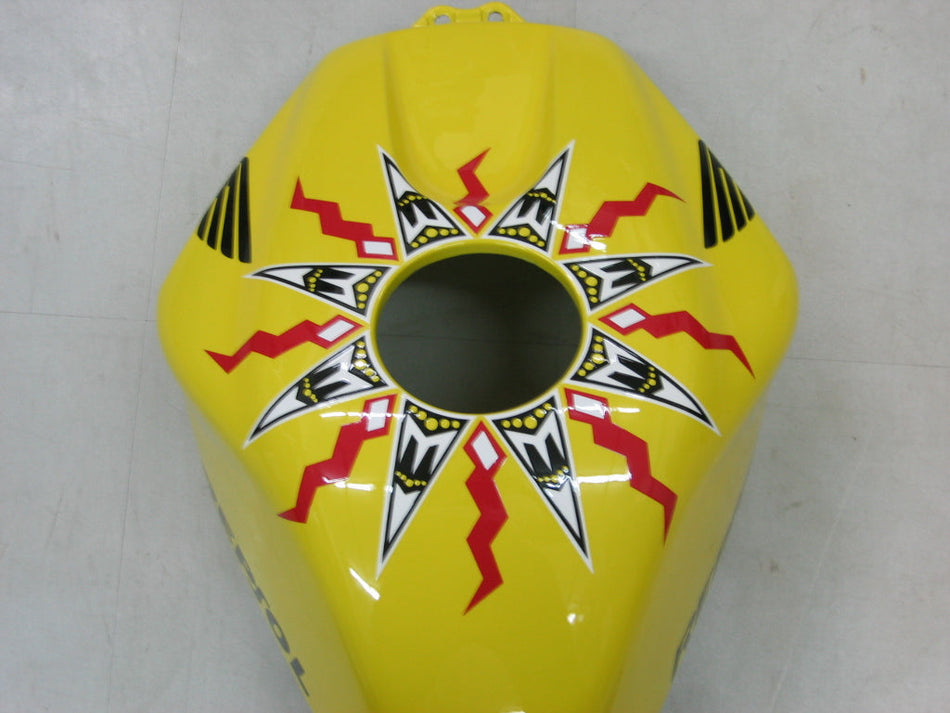 2005-2006 ホンダ CBR 600 RR イエロー ブラック ヴァレンティーノ ロッシ レーシング フェアリング ジェネリック