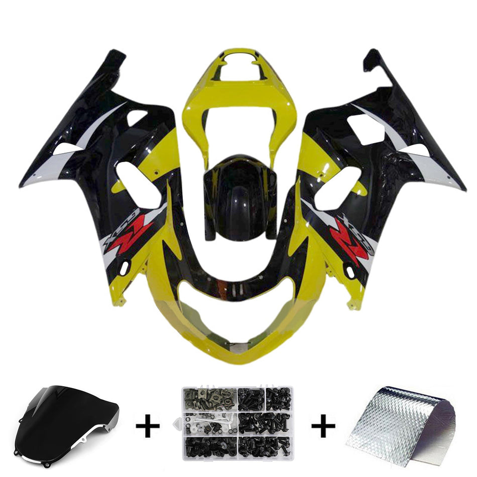 2000-2002 スズキ GSXR1000 K1 K2 フェアリングキット ボディワーク プラスチック ABS