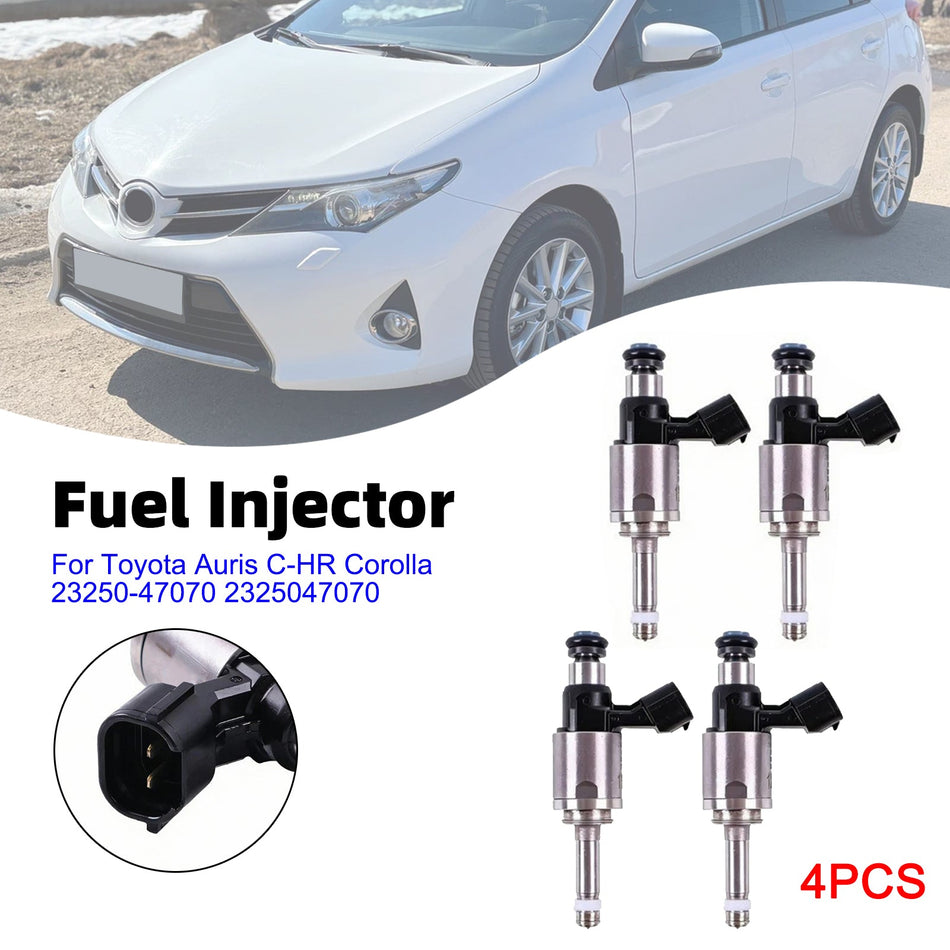 トヨタ オーリス、C-HR、カローラ用燃料インジェクター 4個セット 23250-47070 2325047070